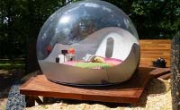 Transparent ball shaped accommodation