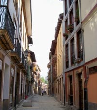 In the old town centre of Oviedo